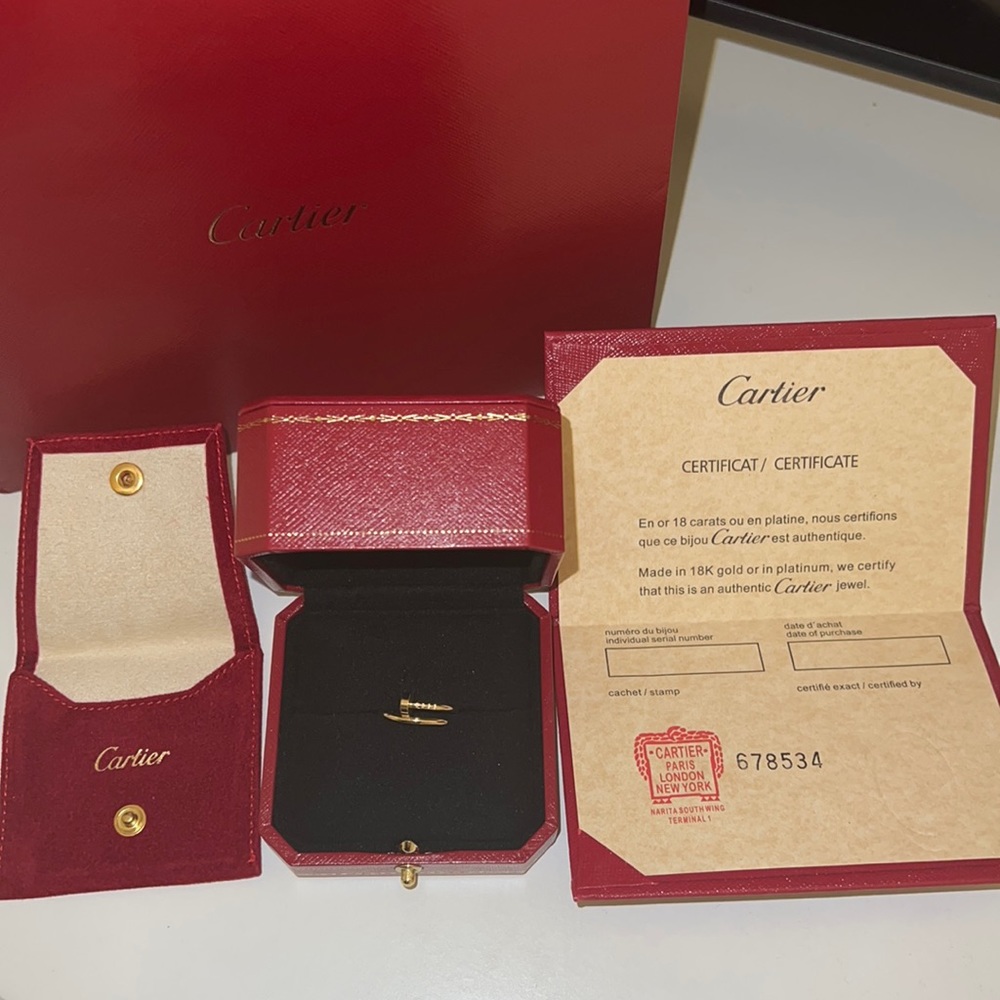 Cartier JUSTE UN CLOU RING SM
Yellow gold